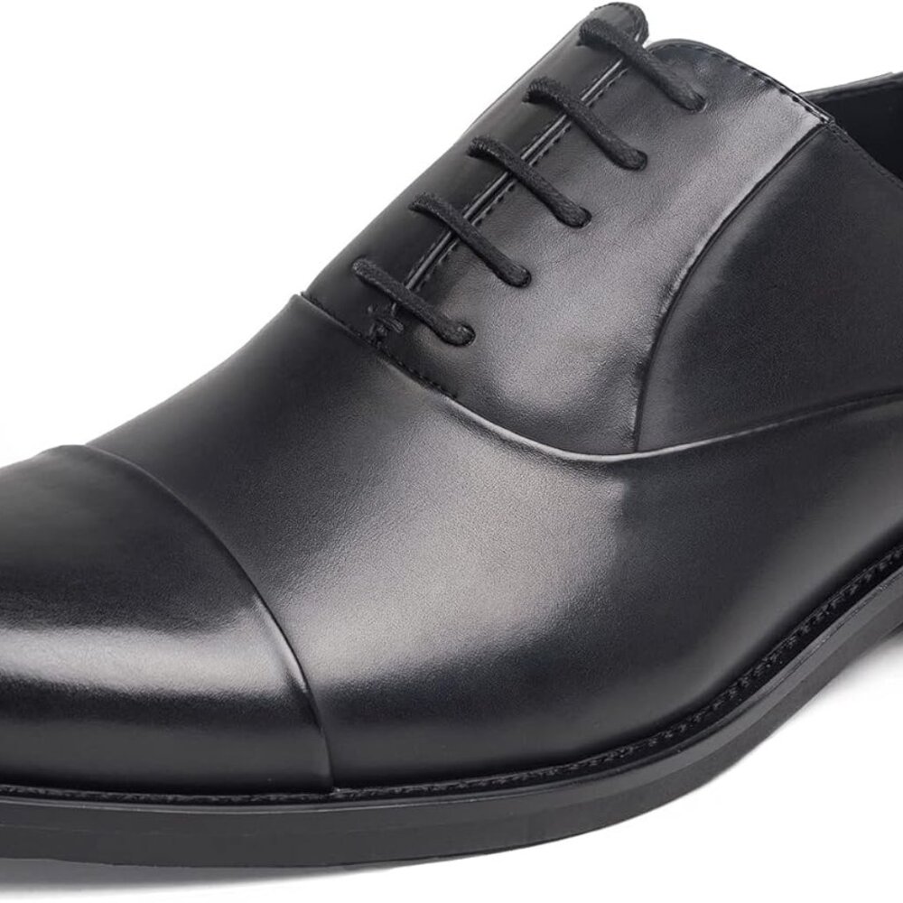 Goor Dress Shoes for Men Classic Modern Formal Cap Toe Oxfords Comfortable Breat